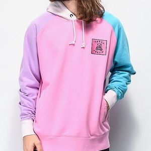 ISO Teddy Fresh Color Block Hoodie